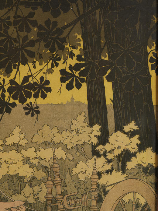 独角鹿西洋古董亨利-普利维-利维蒙特石版画《纺纱者》《刺绣者》 商品图4