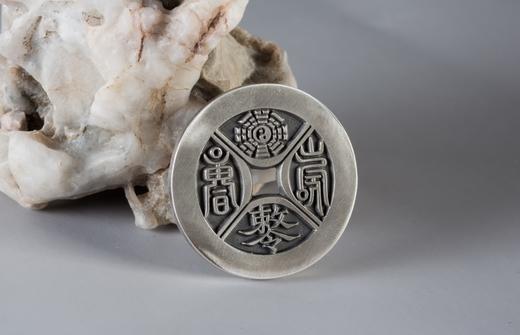 矩德泉坊 纯银手作 太上老君压胜钱（3.8厘米版）062 商品图8