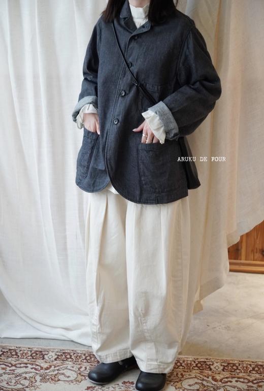 Tumugu褶皱口袋裤子 商品图2