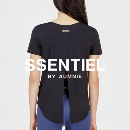 【AUMNIE】开叉绑带穿搭短袖T恤 BACK TIE EVERYDAY SS TEE 商品图3