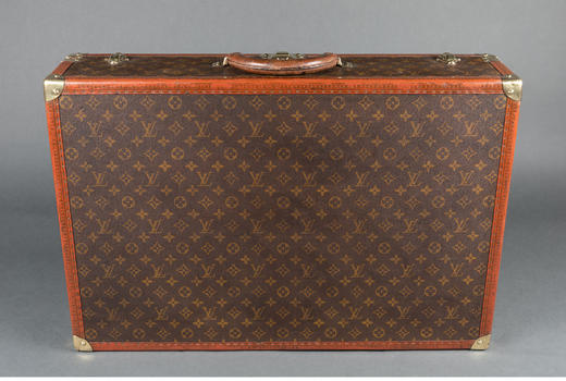 独角鹿西洋古董法国奢侈品牌经典Monogram老花款古董手提箱行李箱 商品图3