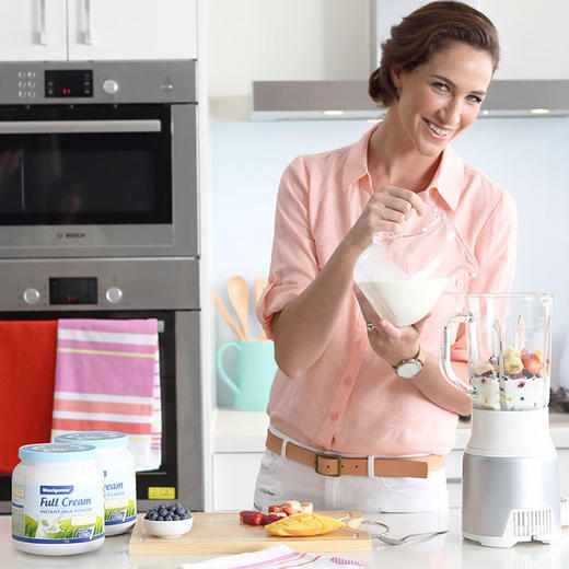 美可卓成人脱脂奶粉蓝胖子蓝妹子1kg 商品图4