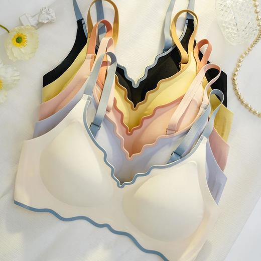 高颜值海洋之心水晶果冻少女内衣，蜂巢透气孔不闷热女士内衣简约WLJ-269 商品图1