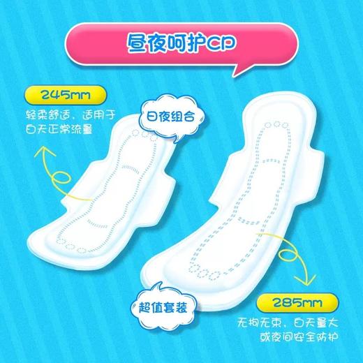 30片佩安婷日夜组合舒薄棉柔卫生巾 22片日用245mm+8片夜用285mm 商品图3