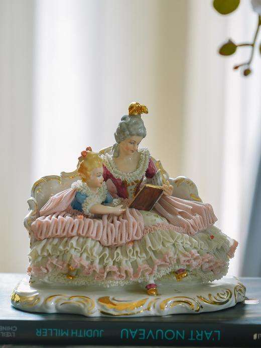 独角鹿西洋古董梅森瓷器花瓶瓷偶摆件杯碟下午茶套装烛台订金 商品图3