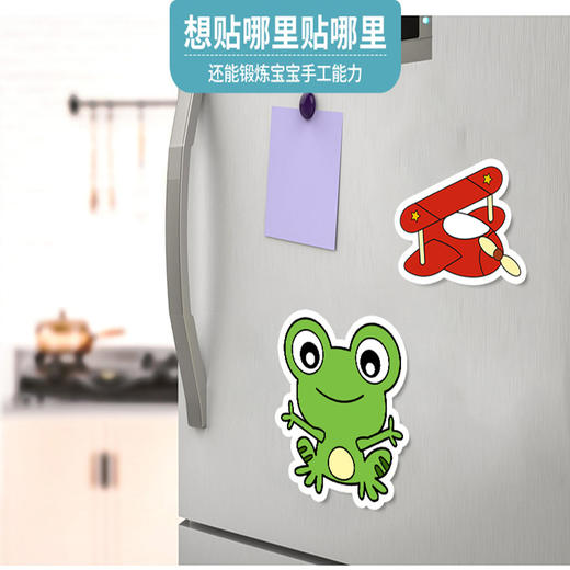 九米儿童涂鸦画卷 墙贴式涂色涂鸦大画纸 动物世界交通工具美食派对 三卷打包秒杀 商品图2