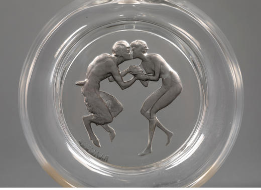 独角鹿西洋古董莱俪LALIQUE Baiser du Faune牧神之吻香水瓶 商品图4