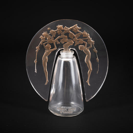 独角鹿西洋古董Lalique莱俪d'Orsay经典水晶香水瓶Leurs âmes 商品图0