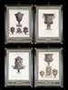独角鹿西洋古董著名画家PIRANESI签名古典器形主题四联蚀刻版画 商品缩略图0