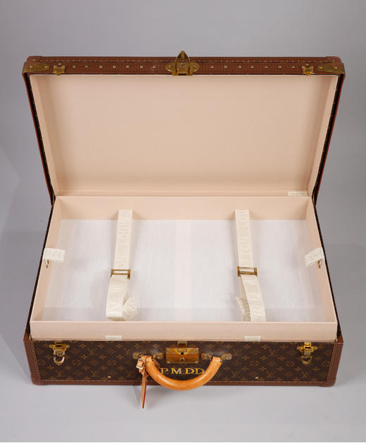 独角鹿西洋古董法国奢侈品牌经典Monogram老花定制款手提行李箱 商品图3