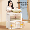 加厚免安装折叠箱家用滑轮式收纳箱特大号落地整理储物柜 商品缩略图1