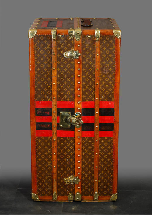 独角鹿西洋古董奢侈品牌Monogram经典老花款衣柜式旅行箱行李箱 商品图1