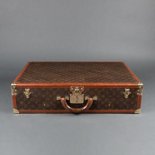独角鹿西洋古董法国奢侈品牌经典Monogram老花款古董手提箱行李箱 商品图0