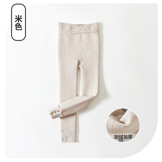 FMBK-QK383 儿童卡通刺绣加绒加厚打底裤 商品图6