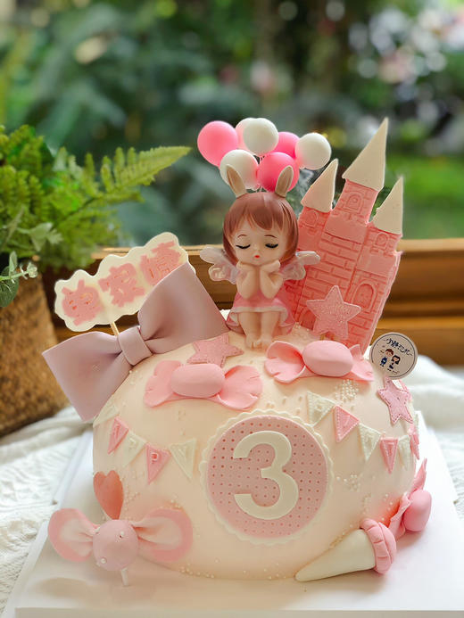 女孩天使娃娃 翻糖奶油蛋糕 下单前请仔细阅读商品详情 商品图1