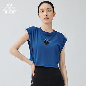 水沐伊朵旗下慕柏郦爱心字母短款小罩衫运动瑜伽休闲1612