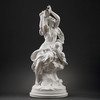 独角鹿西洋古董Carrier Belleuse素胎瓷雕塑被丘比特包围水泽仙女 商品缩略图0