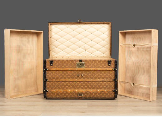 独角鹿西洋古董法国奢侈品牌Monogram经典老花帆布款旅行箱行李箱 商品图4