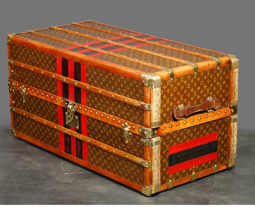 独角鹿西洋古董奢侈品牌Monogram经典老花款衣柜式旅行箱行李箱 商品图3