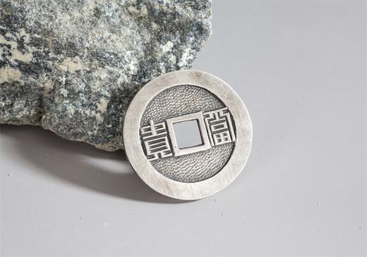 矩德泉坊 纯银手作 錾刻福禄寿（3厘米版）081 商品图7