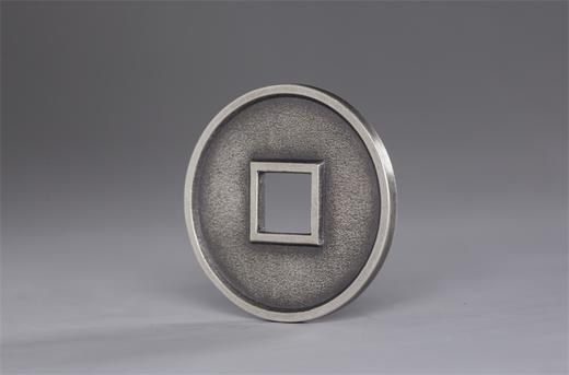 矩德泉坊 纯银手作 大观通宝折三粗字（3.4厘米版）054 商品图3