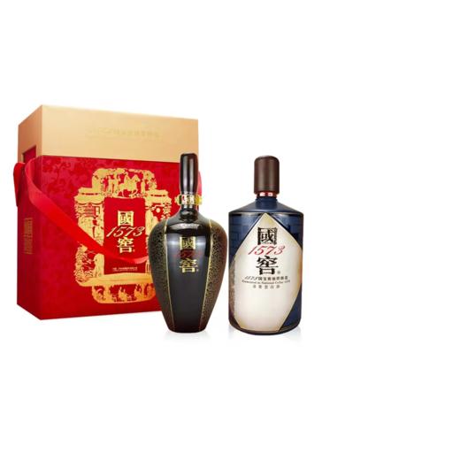 【酒厂直营】国窖1573酒饱学之士套装礼盒装套装55度1L*2 泸州老窖官方旗舰店 商品图0