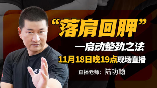 【11月18日】落肩回胛 现场教学直播 商品图0