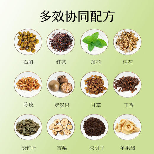【清新口气】石斛清口片  清新口气调理肠胃  11味草本配方  0蔗糖0防腐剂   石斛槐花压片糖果  口香糖口臭口气片20粒/盒 商品图3