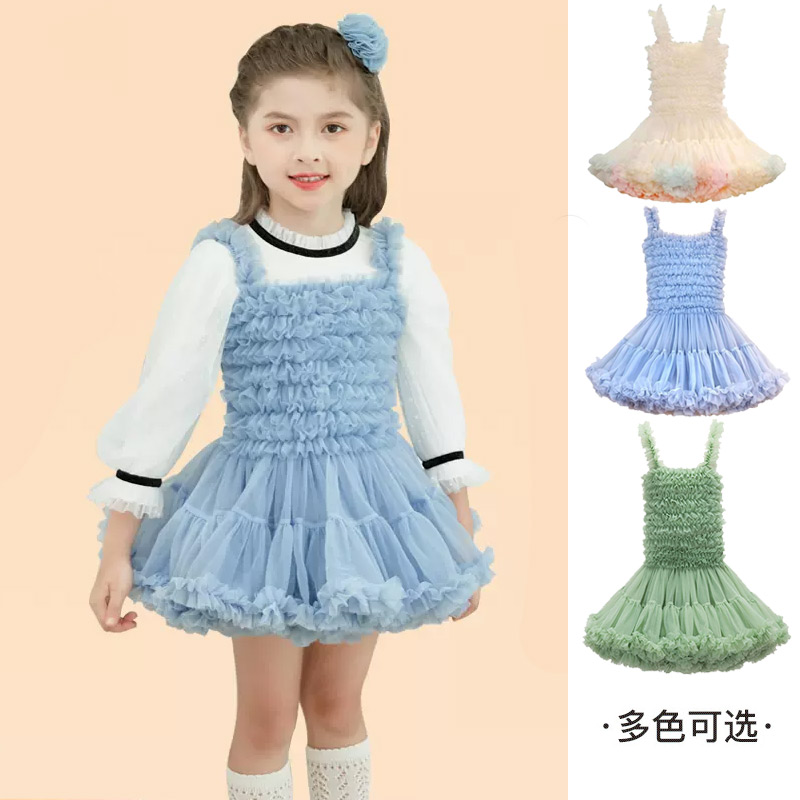 | 连衣裙 | 法国Q.cutians女童连衣裙TUTU连衣裙蓬蓬裙party公主裙超美经典款渐变 6个月+