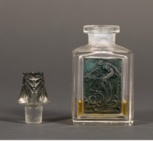 独角鹿西洋古董莱俪LALIQUE L’Effleurt系列飘浮仙女主题香水瓶 商品图4