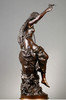 独角鹿西洋古董法国雕塑名家Math. Moreau青铜雕塑飞燕与竖琴少女 商品缩略图4