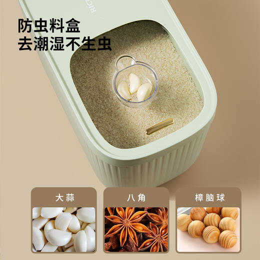 极简米桶轻奢滑盖大容量防虫米桶家用五谷杂粮储米桶 商品图2