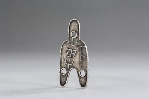 矩德泉坊 纯银手作 三孔布下专背十二朱（5.3厘米版）082 商品图0