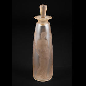 独角鹿西洋古董Lalique莱俪Coty Ambres Antique系列水晶香水瓶