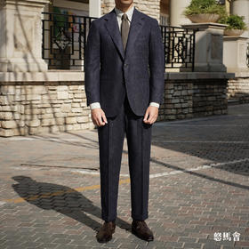 Vitale Barberis Canonico 高克重法兰绒澳洲美丽诺羊毛全麻衬套装