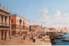 独角鹿西洋古董比利时画家Franz VAN DEN HOVE签名风景油画威尼斯 商品缩略图2