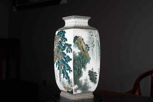 黄山四景四方镶器 商品图0