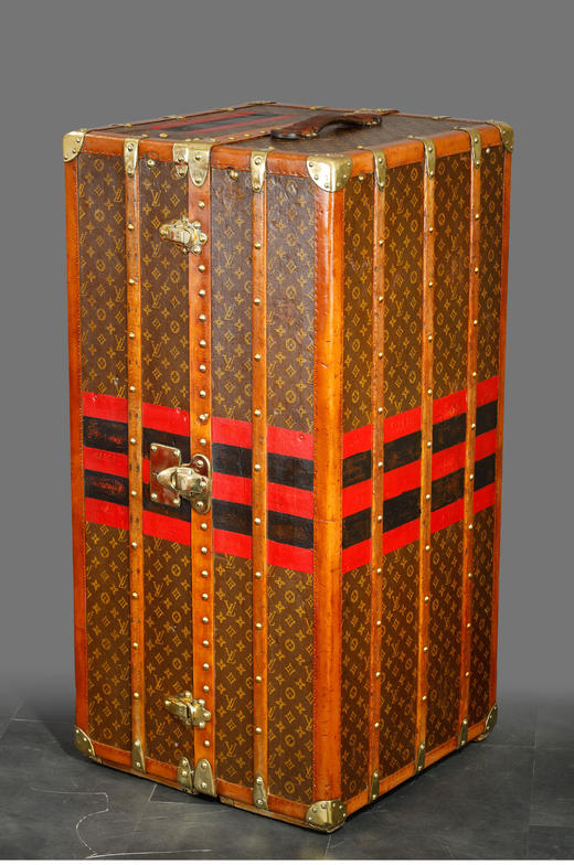 独角鹿西洋古董奢侈品牌Monogram经典老花款衣柜式旅行箱行李箱 商品图2