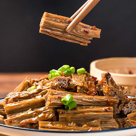 胡伢子 特级手工黑豆腐竹520g礼盒装 头层豆腐皮黑豆制品水南特产南北干货 火锅材料 商品图4