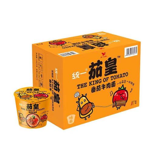 128克*12桶 统一 茄皇番茄牛肉面 商品图0