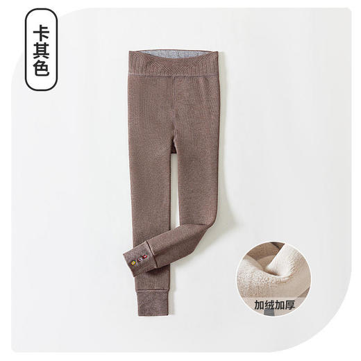 FMBK-QK383 儿童卡通刺绣加绒加厚打底裤 商品图5