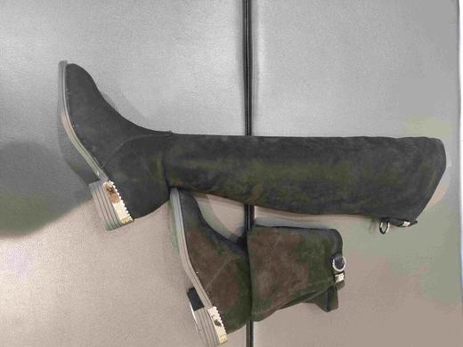 BB704时尚弹力绒过膝长靴 商品图3