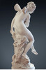 独角鹿西洋古董法国Math. Moreau签名大理石雕塑作品《泉边精灵》 商品缩略图3