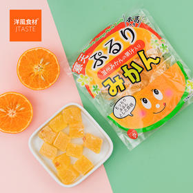 津山屋 橘子味软糖 114g 好吃的休闲糖果 3包