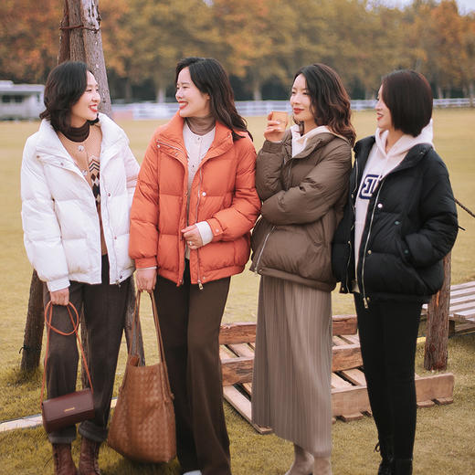 现货【零压感 又轻又暖】90白鸭绒 休闲短款4色羽绒服 商品图7