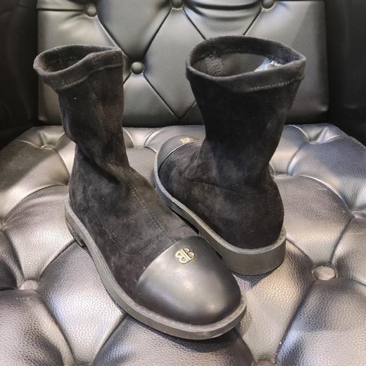 BA003时尚弹力绒短靴 商品图3