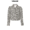 VIMAGE纬漫纪春季新款豹纹外套VA2303103 商品缩略图0