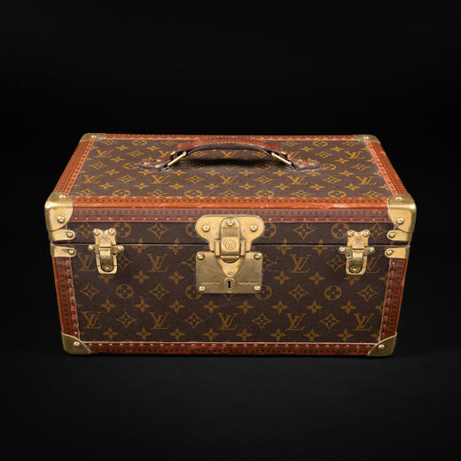 独角鹿西洋古董法国奢侈品牌出品经典Monogram老花款香水瓶收纳箱 商品图0