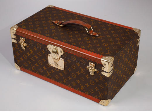 独角鹿西洋古董法国奢侈品牌经典Monogram老花款Alzer手提箱 商品图1