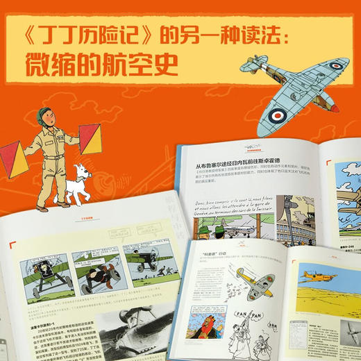 丁丁与飞机 何塞·米格尔·拉·比乌达·塞恩斯 著 动漫卡通 商品图3